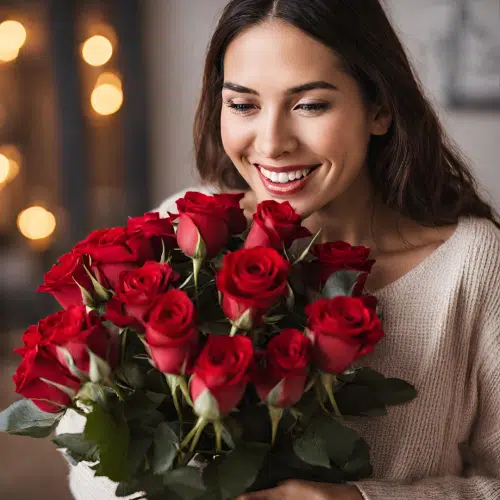 woman-with-red-roses