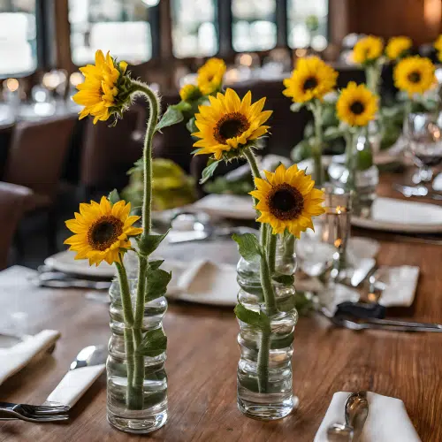 petite sunflowers